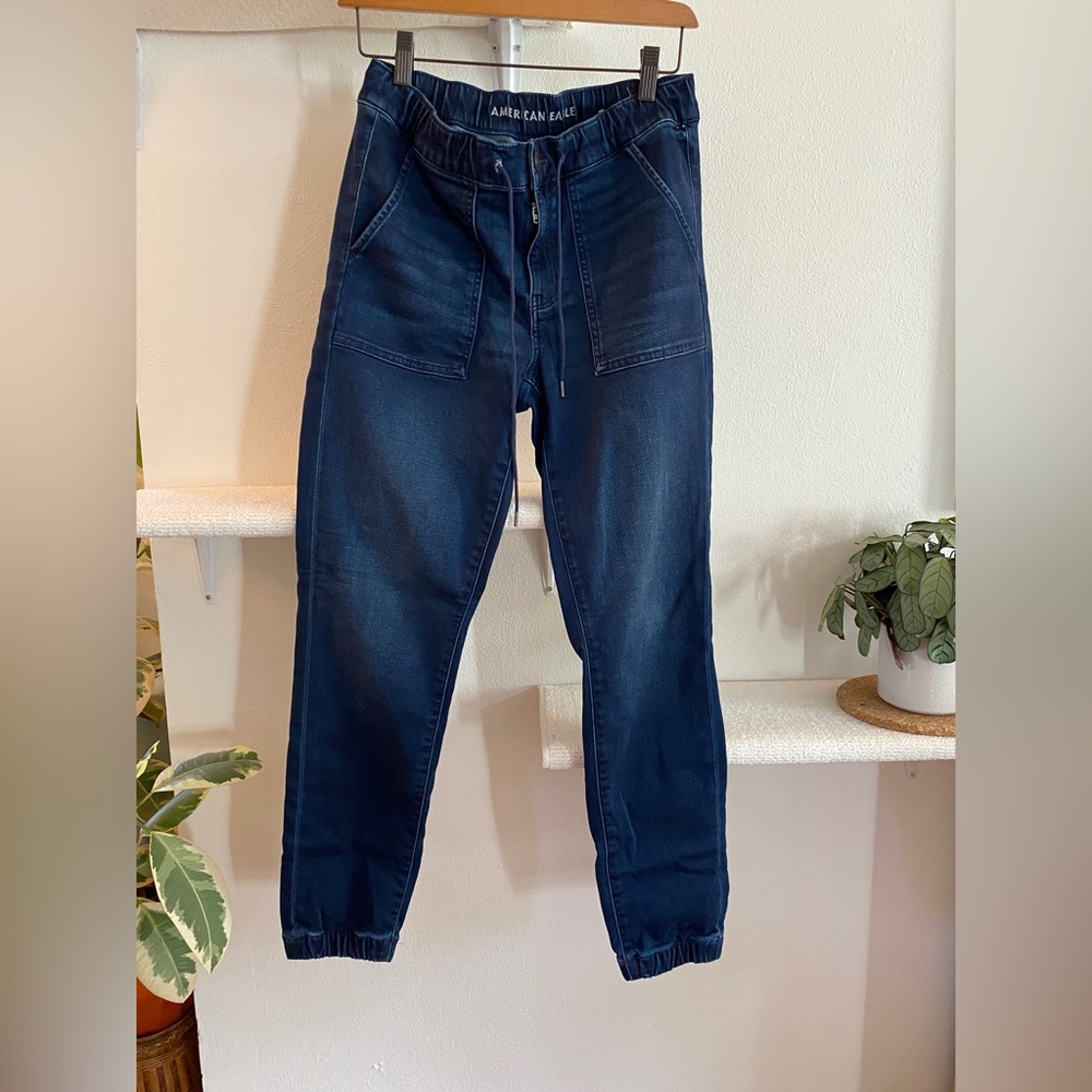 American Eagle Stretch Denim Joggers